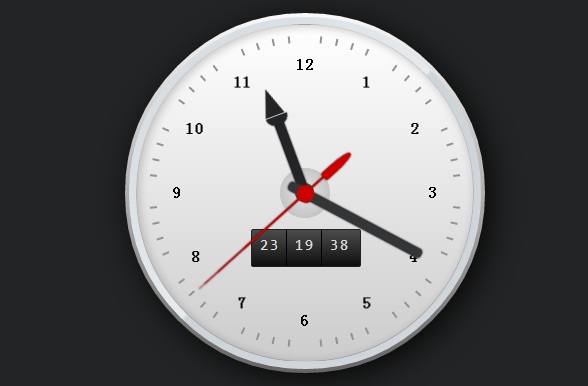 html5-css3-clock-with-date